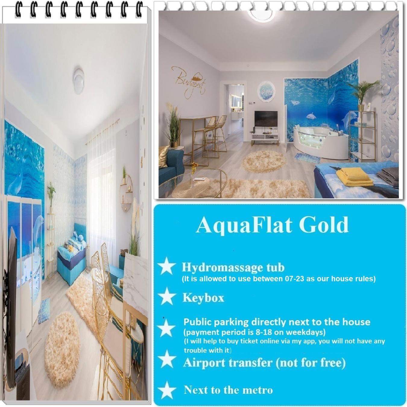 부다페스트 Aquaflat Gold 아파트 외부 사진